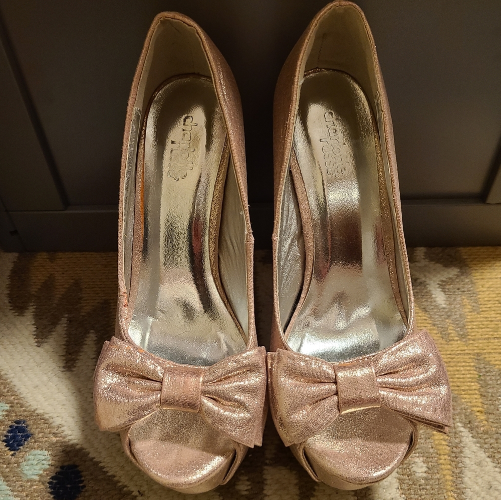 Pink Platform peep-toe Pumps! - Never Worn